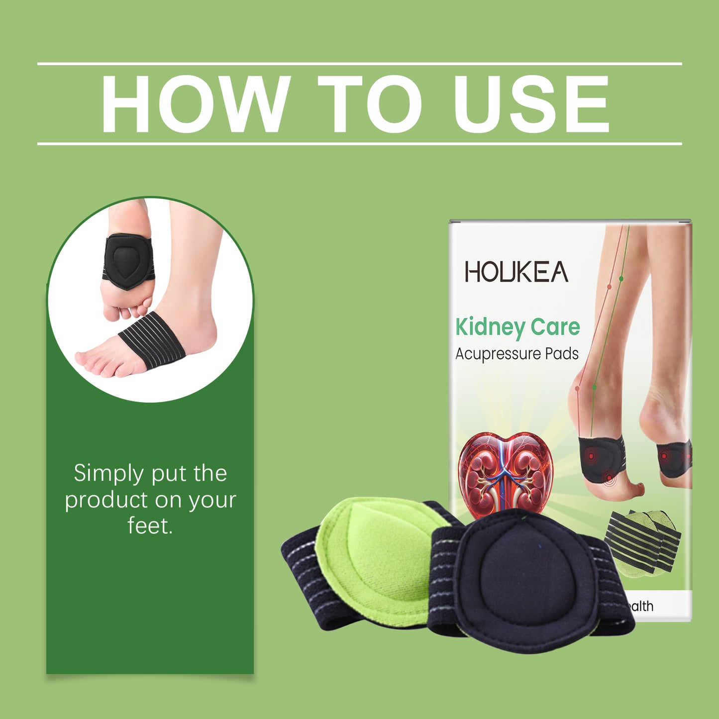 Body Care Shiatsu Pads, Foot Massage Treatments Relieve Discomfort And Comfort Daily Care Foot Pads
