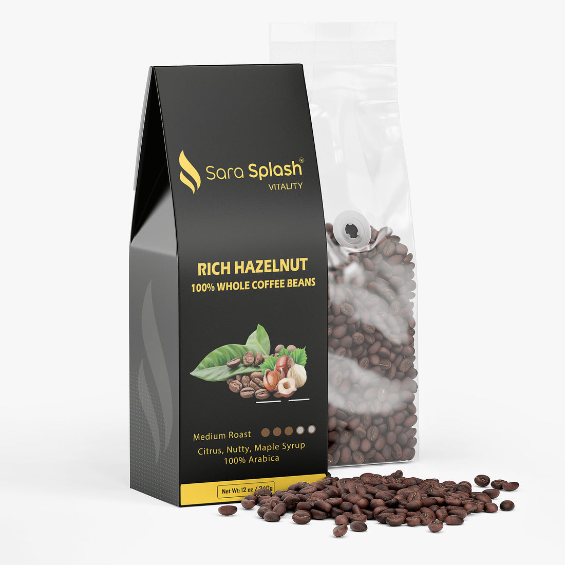Rich Hazelnut Coffee (Medium Roast)
