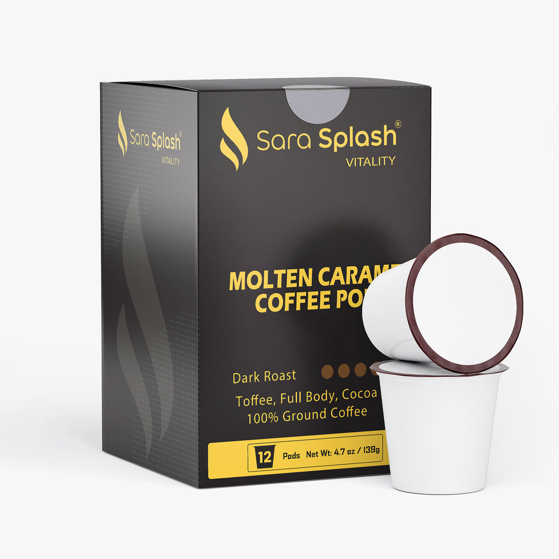 Molten Caramel Coffee Pods (Dark Roast)
