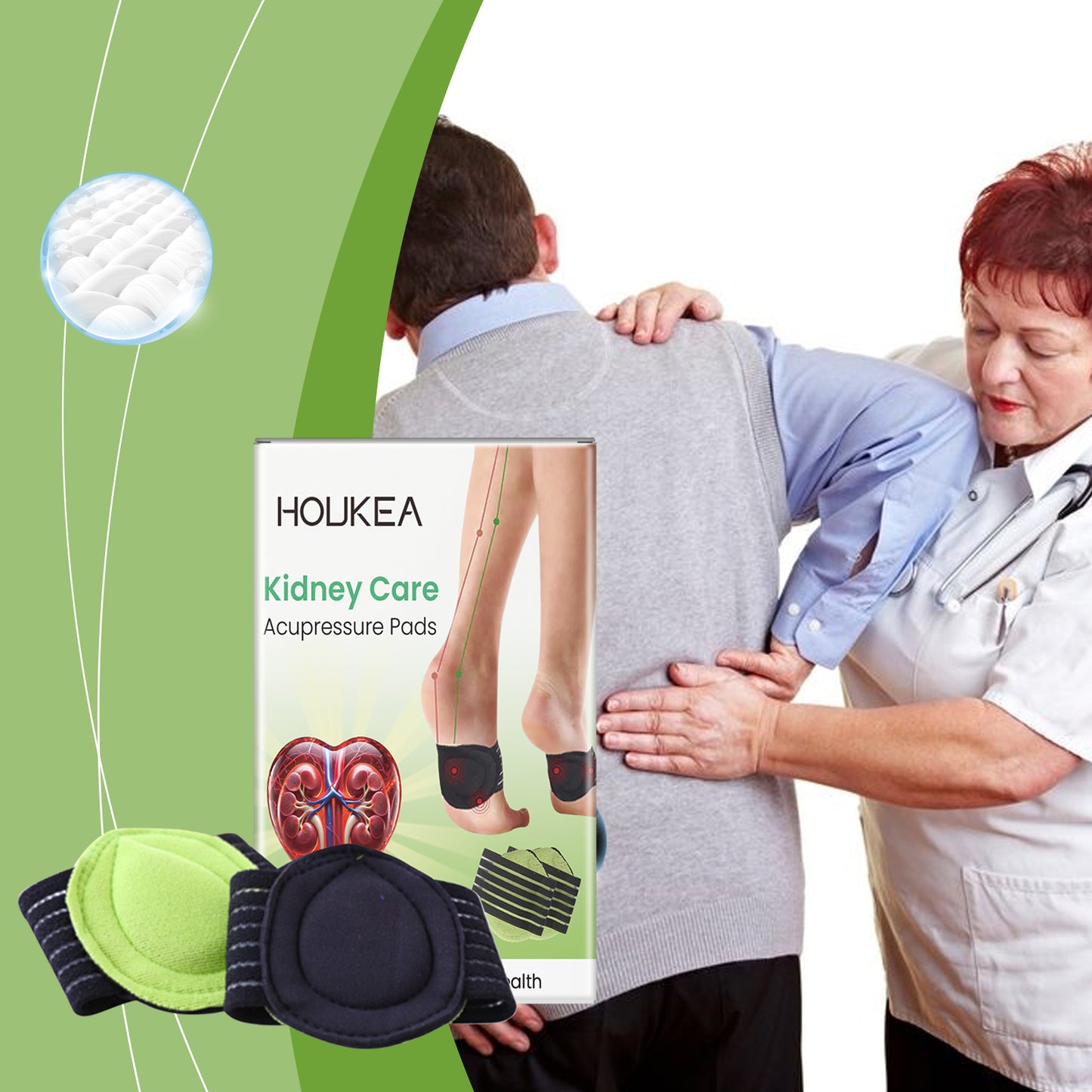 Body Care Shiatsu Pads, Foot Massage Treatments Relieve Discomfort And Comfort Daily Care Foot Pads