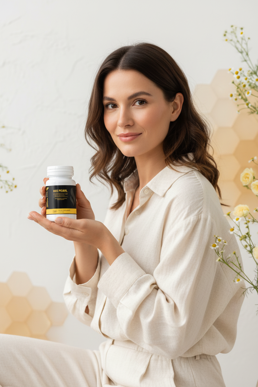 Bee Pearl Concentrated Bee Bread with Model