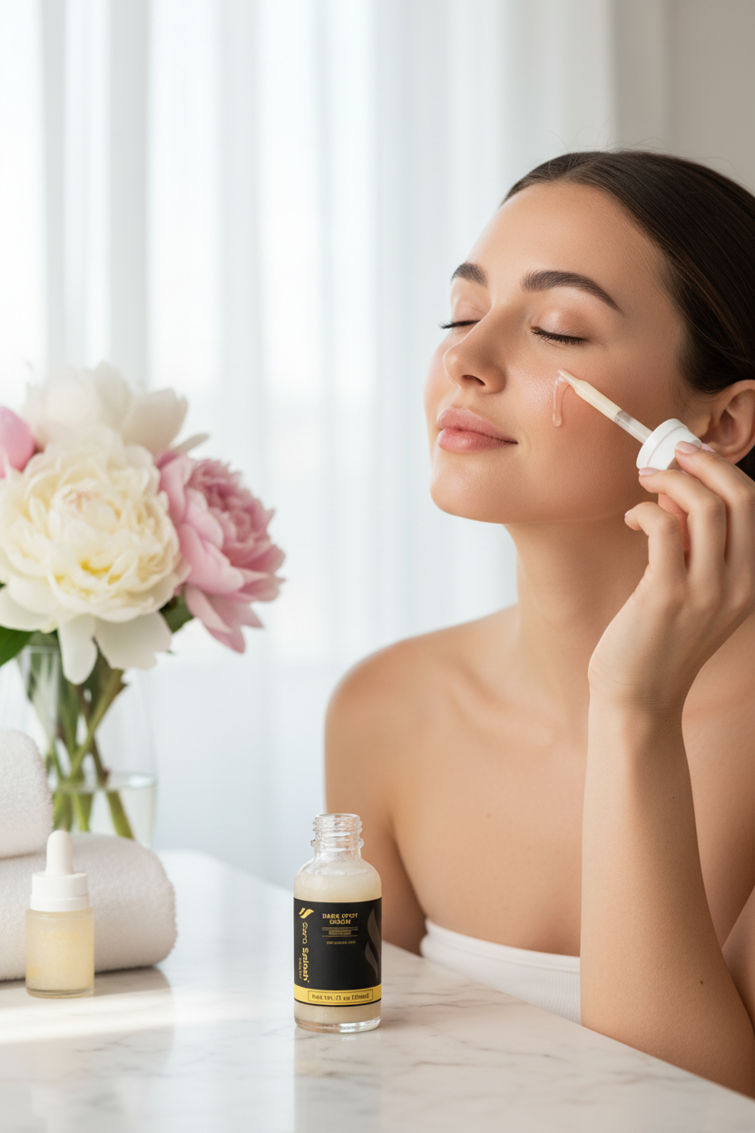 Dark Spot Serum - Application Lifestyle Shot