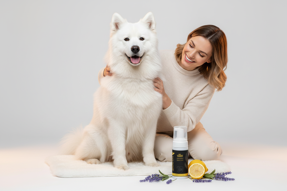 Dog Waterless Shampoo - Elegant Lifestyle Shot