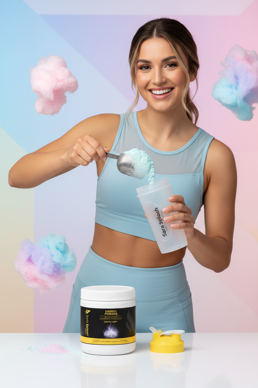 Energy Powder Cotton Candy Studio Model