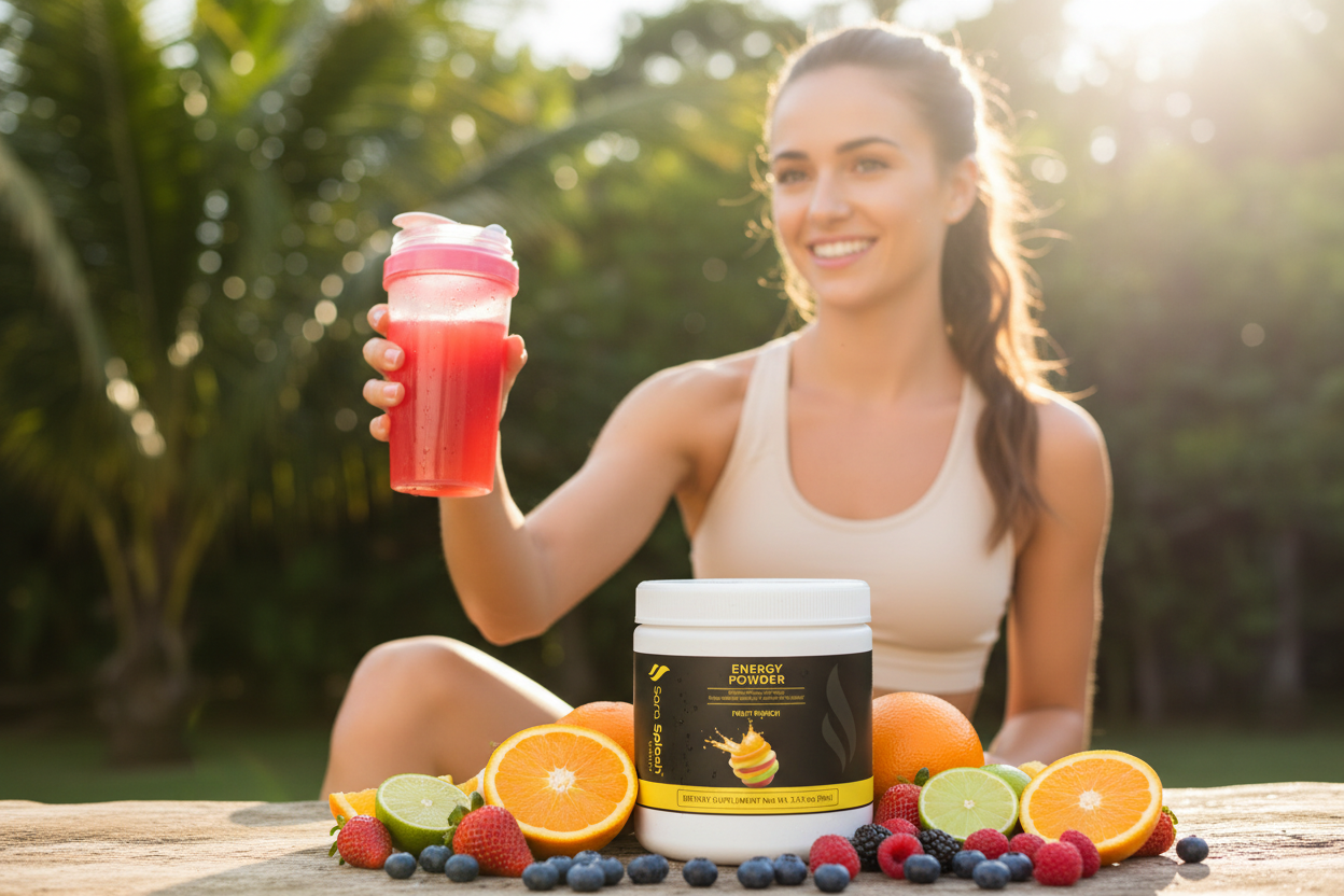 Energy Powder Fruit Punch Outdoor Model