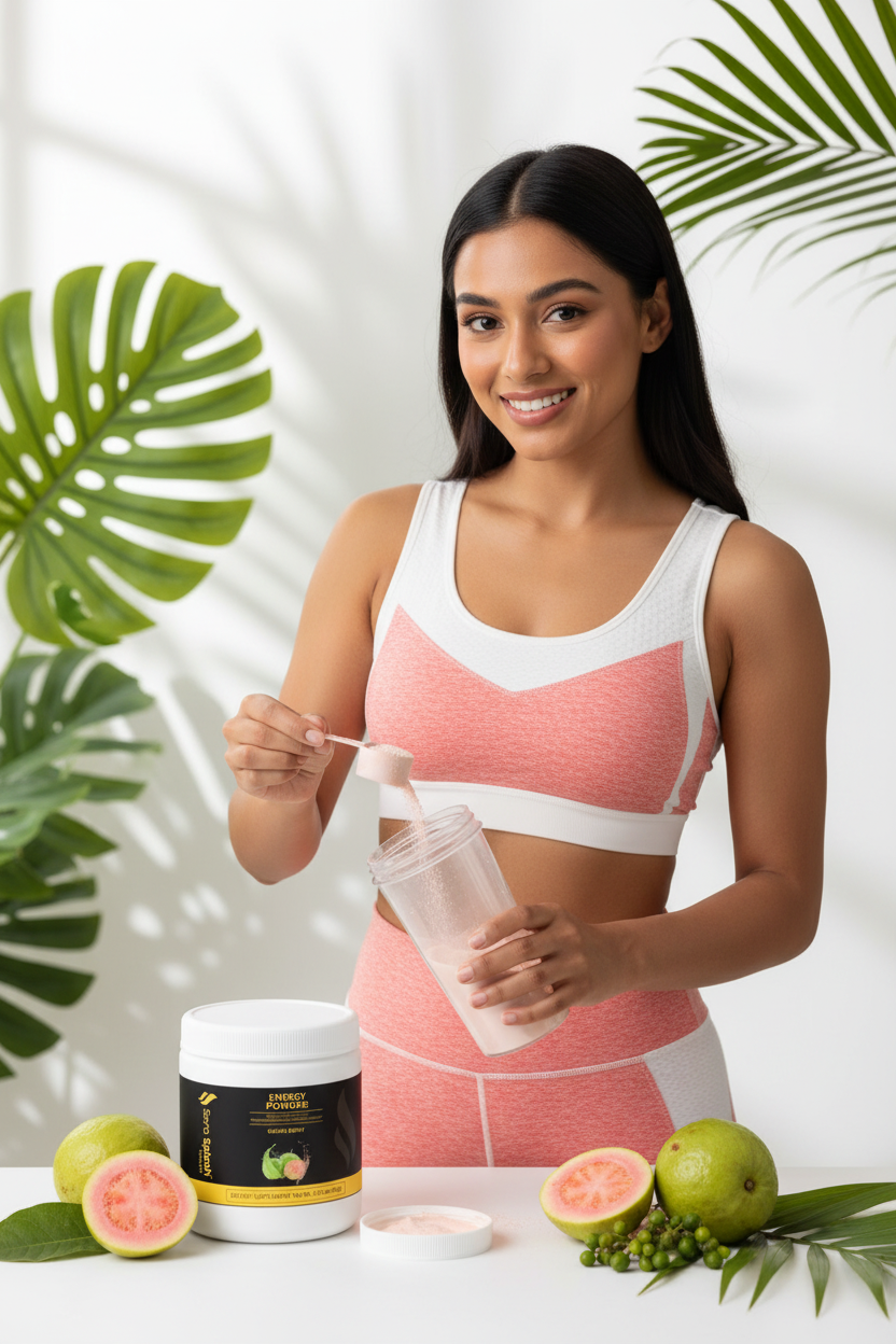 Energy Powder Guava Berry Studio Model