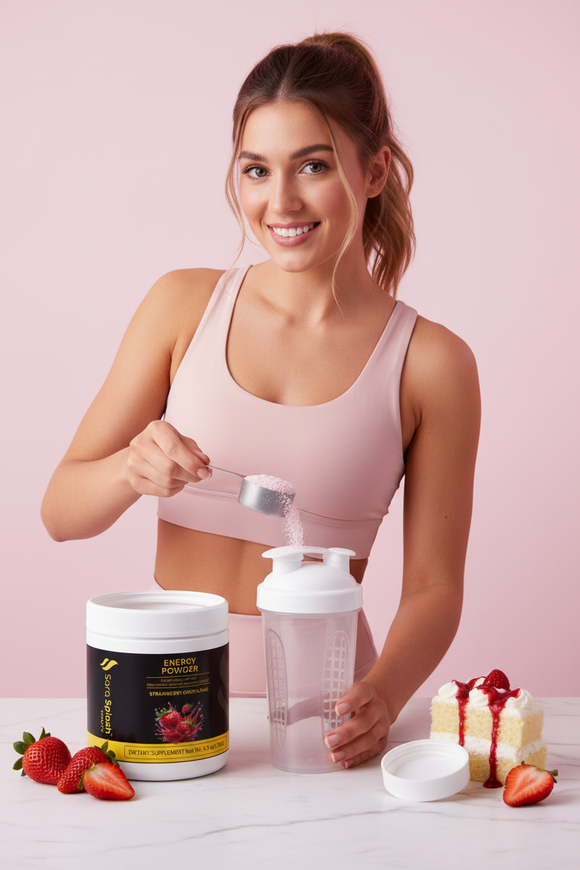Energy Powder Strawberry Shortcake Studio Model