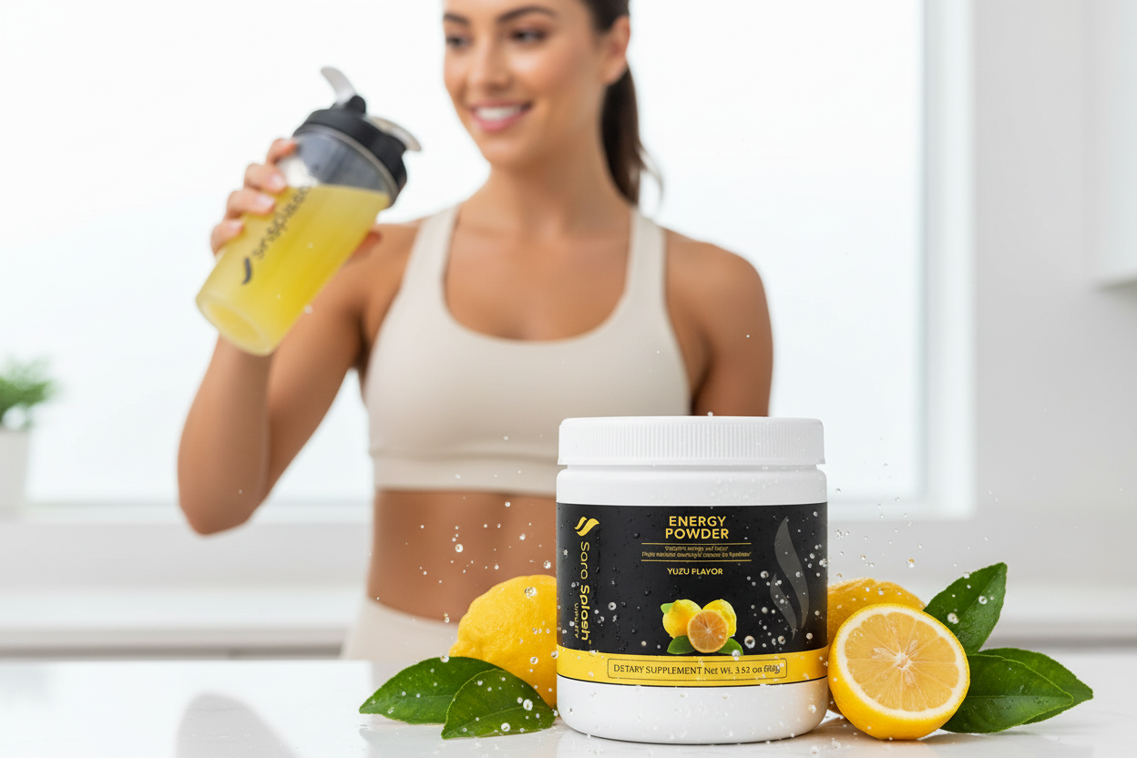 Energy Powder Yuzu Lifestyle Model