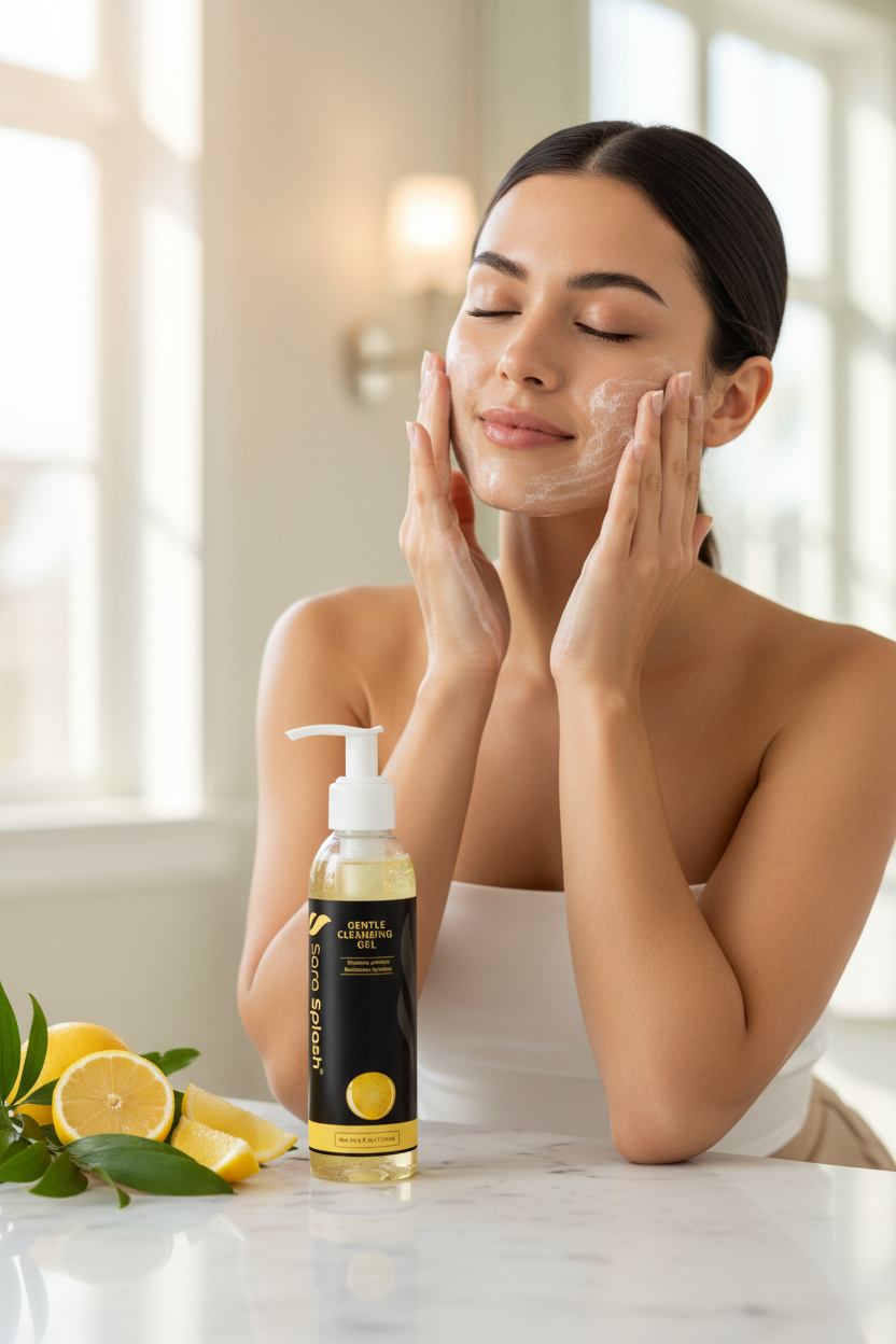 Gentle Cleansing Gel Bathroom Model