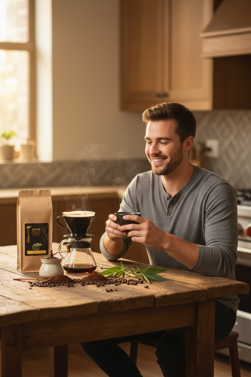 Hemp Coffee Blend Brewing Model