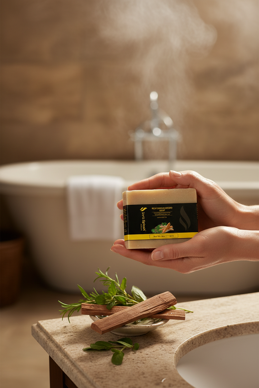 Rich Sandalwood Soap – Model Editorial