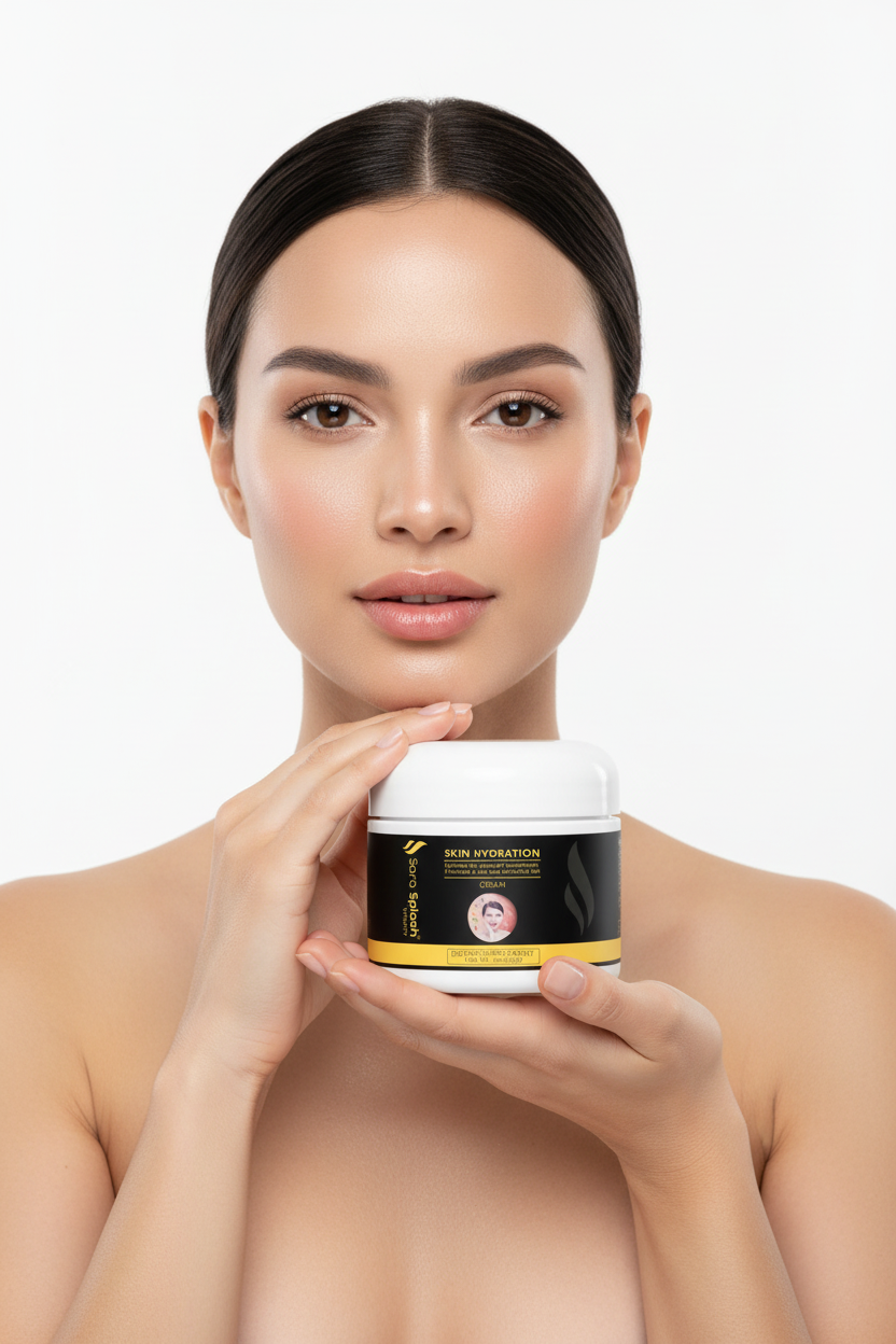 Skin Hydration Cream – Model Editorial