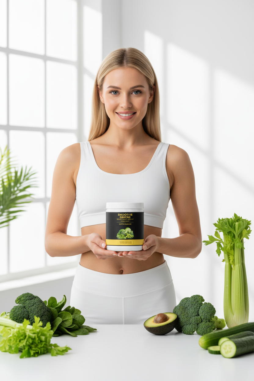 Smoothie Greens Ultra Cleanse – Model Lifestyle Shot